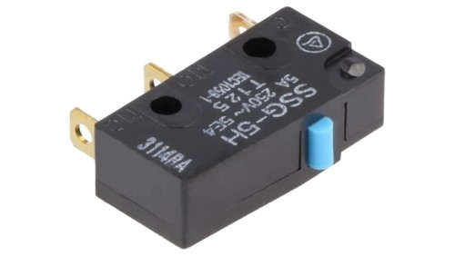 Mikroprzełącznik SNAP ACTION bez dźwigni SPDT 3A/250VAC IP40 SSG-5H