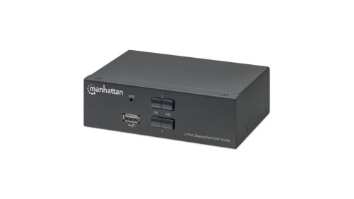 Przełącznik KVM DisplayPort/USB 2x1 4K*60Hz Manhattan