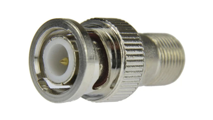 Przejście Adapter BNC (wtyk) / F (gniazdo) do łączenia kamer monitoringu CCTV