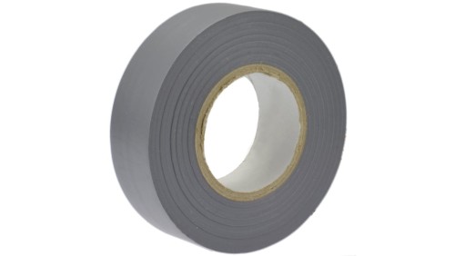 Taśma izolacyjna 19mm/20m szara PCV