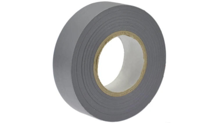 Taśma izolacyjna 19mm/20m szara PCV