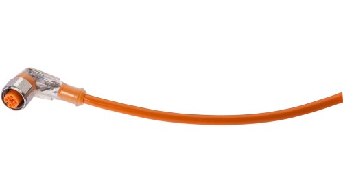 Kabel połączeniowy, 5m, M12 żeński (gniazdo) 4pin kątowy, Końcówka wolna, 4x0,25mm², PVC, VK50A039