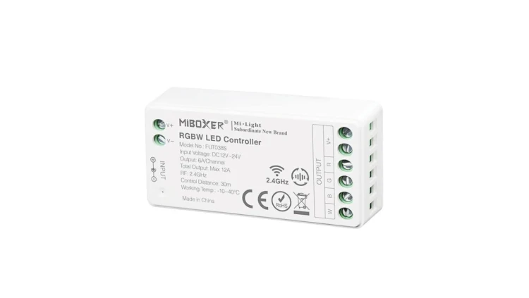 Kontroler led strefowy RGBW 12A 144W 12V strefowy RF 2,4ghz MI-Light FUT038s