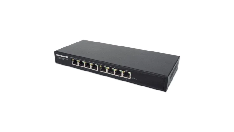 Switch Gigabit 8x RJ45 PoE+ 85W, zasilanie przez PoE