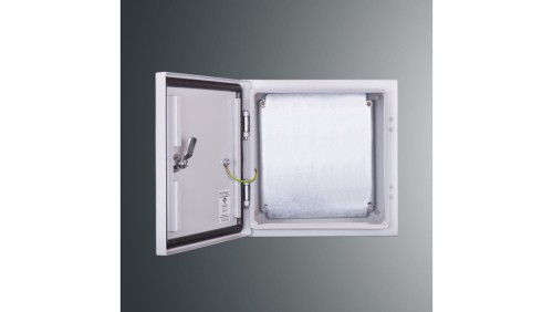 Obudowa n/t z płytą montaż PSH 252515 PROFIT 250x250x150IP65 IK10 RAL7035 zamek herm.-D5