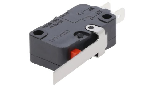 Mikroprzełącznik SNAP ACTION z dźwignią SPDT 16A/250VAC IP40 D3V162M1C24
