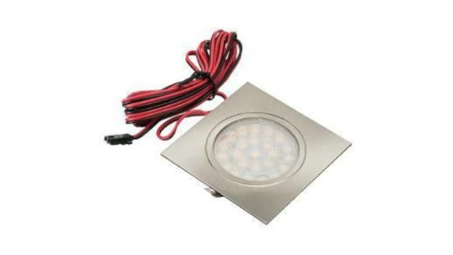 PROS Oprawa meblowa LED wpuszczana 1,8W neutralna biała podszafkowa kwadrat