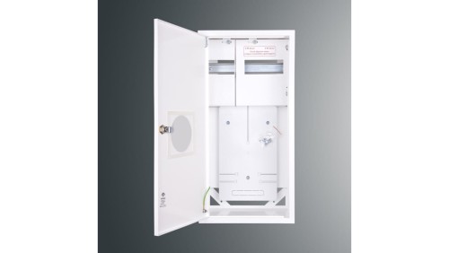 Rozdzielnica n/t licznikowa RZ 12NN P T3F + 11S PŁYTKA 577x288x135 pełne drzwi IP30 RAL 9003