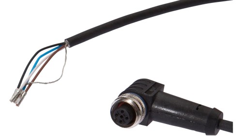 Kabel połączeniowy, 20m, M12 żeński (gniazdo) 4pin kątowy, Końcówka wolna, 4x0,34mm², VKB05321
