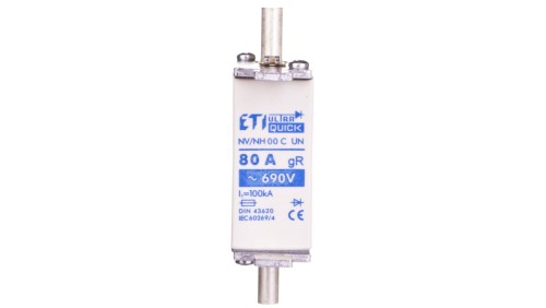 Wkładka bezpiecznikowa NH000 80A gR 690V 004331027