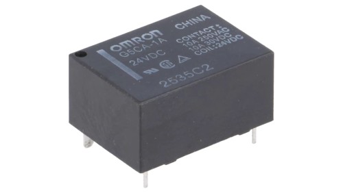 Przekaźnik elektromagnetyczny SPST-NO Ucewki 24VDC PCB G5CA-1A 24VDC