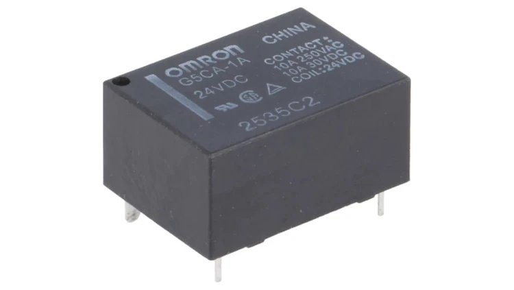 Przekaźnik elektromagnetyczny SPST-NO Ucewki 24VDC PCB G5CA-1A 24VDC