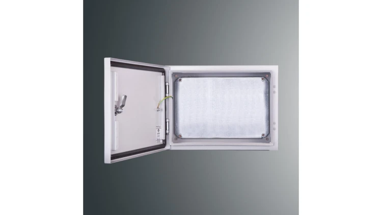 Obudowa n/t z płytą montaż PSH 304020 PROFIT 300x400x200 IP65 IK10 RAL7035 zamek herm.-D5