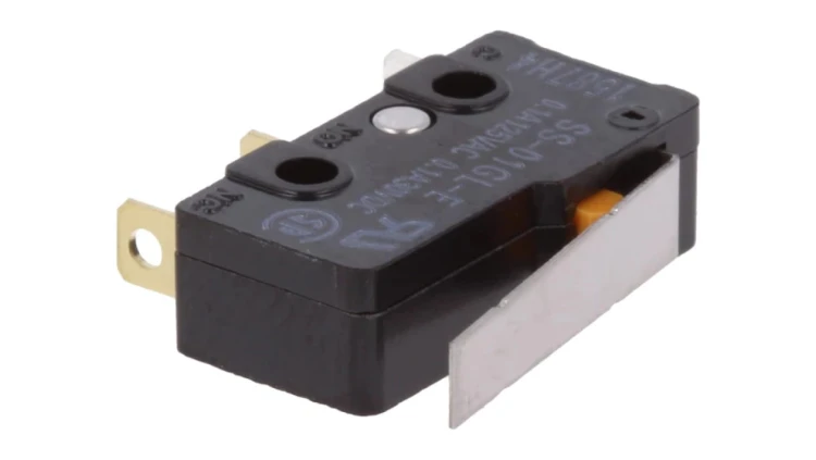 Mikroprzełącznik SNAP ACTION z dźwignią SPDT 0,1A/125VAC SS-01GL-E