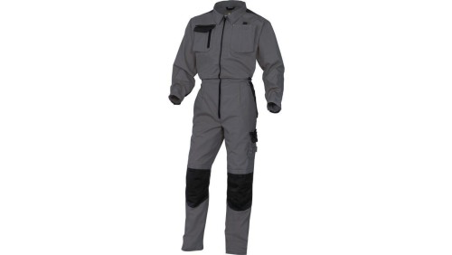Kombinezon mach spirit zapinany na jeden zamek z poliestru (40) i bawełny (60) 270 g/m? kolor szaro-czarny rozmiar 3XL CORP M