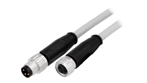 Złącze M8 męsko-żeńskie proste 1,5m 3pin 21348081380015