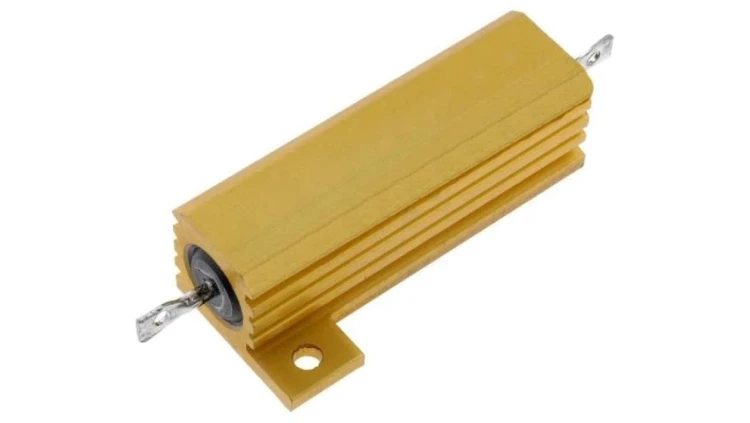 Rezystor drutowy z radiatorem przykręcany 50W 680 Mohm 1630186-2