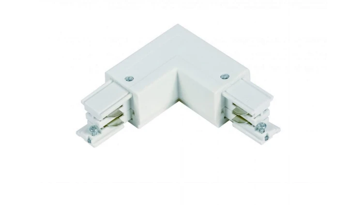Łącznik L 3F prawy biały do szynoprzewodów LP-552/3F Light Prestige