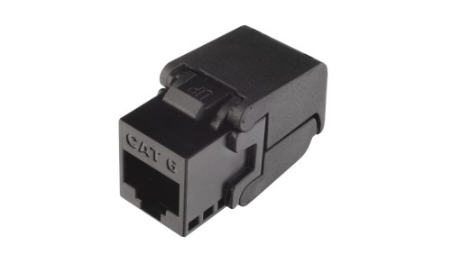 Keystone Solarix CAT6 UTP RJ45 czarny samozaciskowy SXKJ-6-UTP-BK-SA