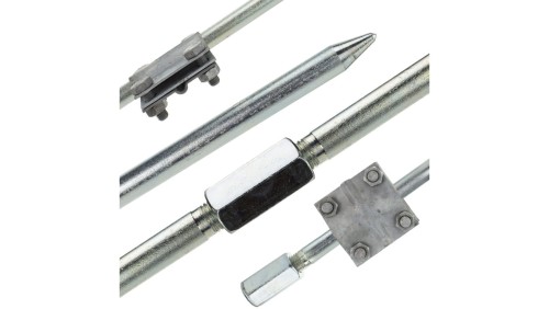 Uziom ocynkowany gwintowany kompletny 6m (4x1,5m)