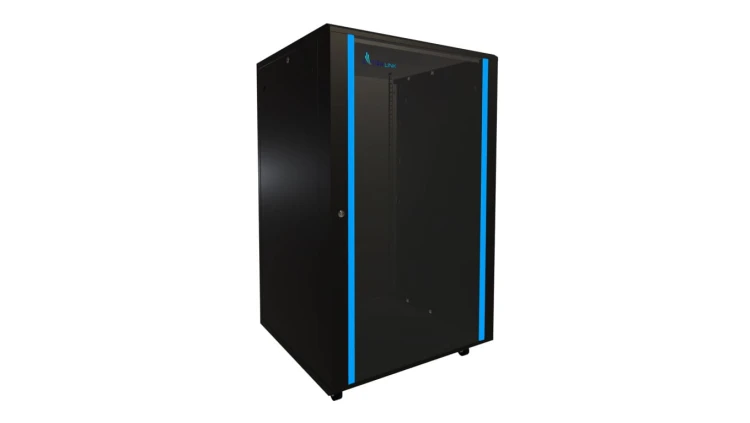 Szafa rack stojąca Extralink 27U 800x800 Czarna