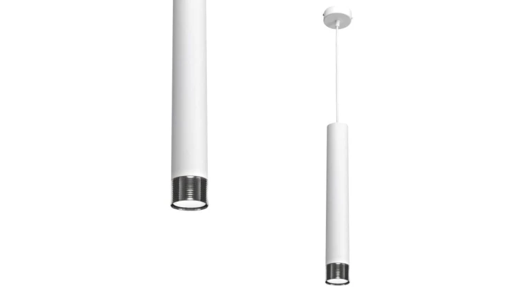 Lampa wisząca DANI WHITE/CHROME 1xGU10 MLP6227 Milagro