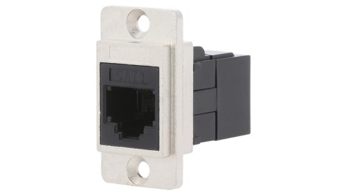 Łącznik DUALSLIM RJ11 6p4c Kat 3 gniazdo z obu stron CP30723M
