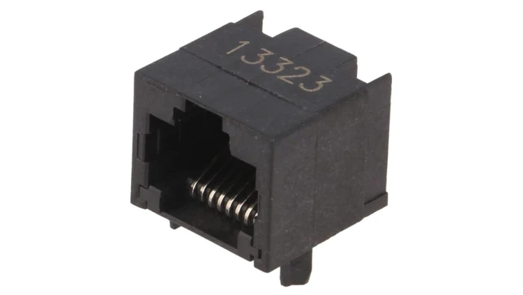 Gniazdo RJ45 8-pin Układ 8p8c na PCB THT 1-406525-1