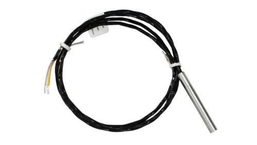 Czujnik temperatury TSR-1-HT, przewodowy, cyfrowy, pomiar:-55C do +125C, sonda+ przewód teflonowy 1m