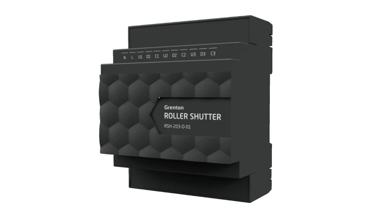 GRENTON ROLLER SHUTTER x3, DIN, TF-Bus, RSH-203-D-01