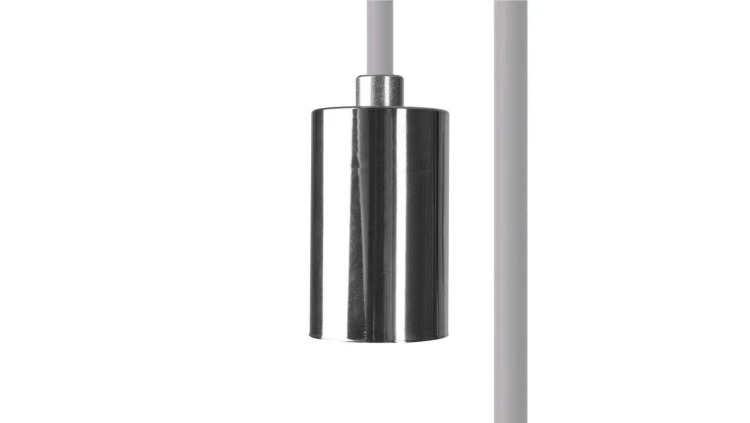 Przewód z oprawką 350cm CAMELEON CABLE E27 3,5 M WHITE/CHROME 8645 Nowodvorski