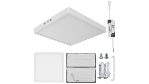 Plafon kwadrat natynkowy LED 24W 4000K 1800LM neutralny