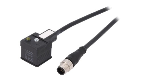 Kabel-adapter męski DIN 43650 M12 3-pin 2m VSTGH050MSS0002B03VDAA041--S
