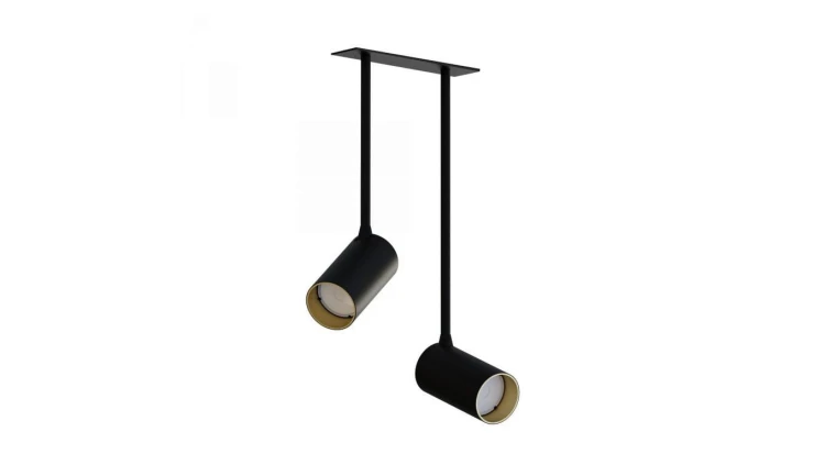 Lampa wpuszczana MONO SURFACE LONG II BLACK/GOLD 7682 Nowodvorski