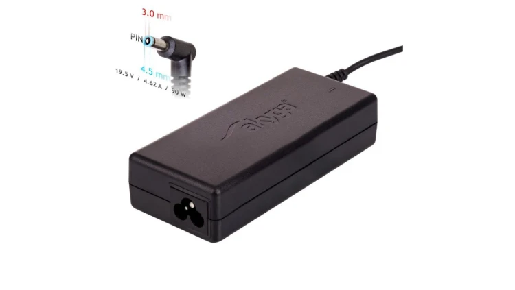 Zasilacz do notebooka Akyga AK-ND-53 19.5V / 4.62A 90W 4.5 x 3.0 mm + pin DELL 1.2m