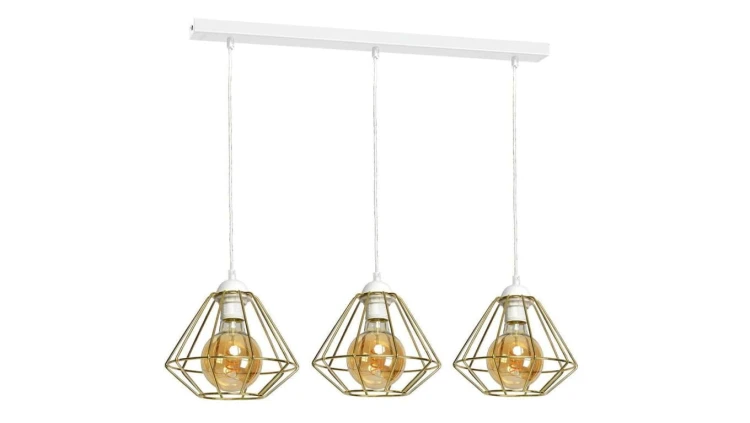Lampa wisząca LUPO WHITE/GOLD 3xE27 MLP6267 Milagro