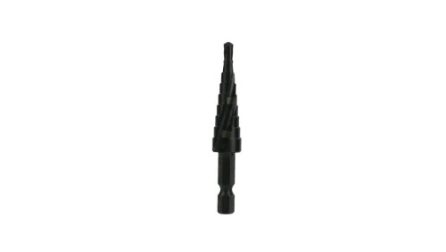 Wiertło wielostopniowe spiralne HSS M2 HEX 1/4 4-12mm (N-WWS0412-1)