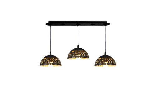 Lampa wisząca LISA BLACK 3xE27 ML6136 Milagro