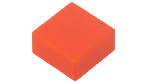Klawisz kwadratowy 5,5x5,5mm pomarańczowy B321320