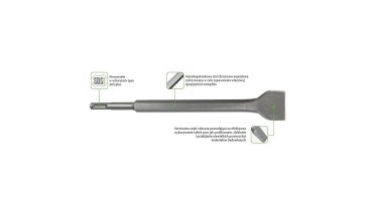 Dłuto szerokie SDS-plus 40x250mm