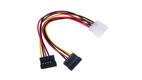 Adapter z kablem Akyga AK-CA-16 Molex (m) / 2x SATA (f) 2x 15cm