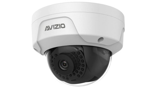 Kamera IP mini kopułkowa, 2 Mpx, 2.8mm, IK10 wandaloodporna, obiektyw stały AV-IPMK20S