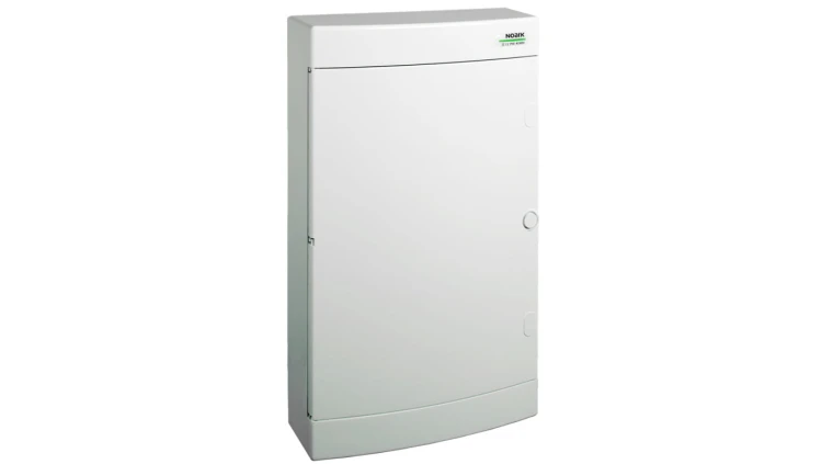 Obudowa instalacyjna PNS skrzynka natynkowa 3x12 modułów 287x482x112mm plastikowa biała IP40 NOARK