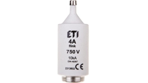 Wkładka bezpiecznikowa 4A DIII gF 750V 02313602