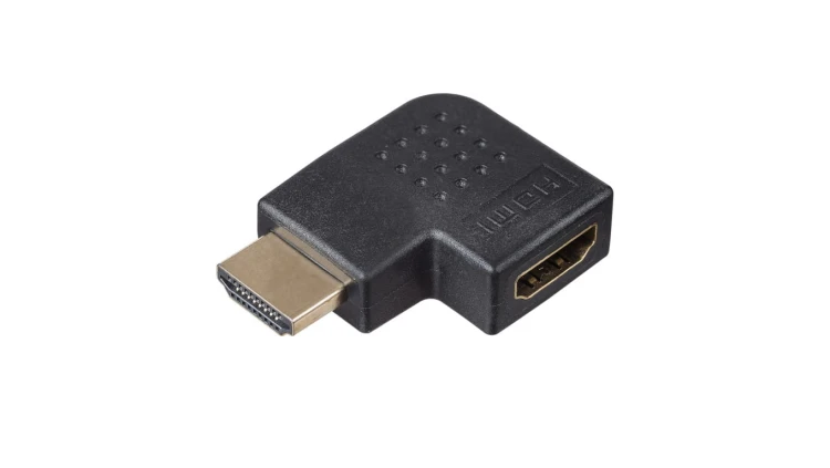 Adapter 90 Akyga AK-AD-45 HDMI (m) / HDMI (f) boczny kątowy lewy