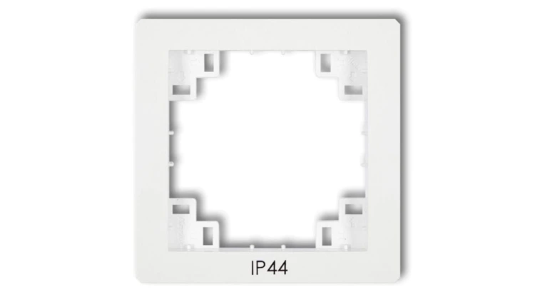 DECO Ramka pośrednia do łączników SITODRUK IP44 biała DRPH