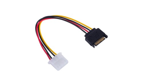 Adapter z kablem Akyga AK-CA-11 SATA (m) / Molex (f) 15cm