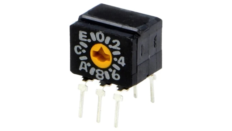 Zadajnik kodu HEX/BCD Poz 16 THT Rstyku max 200m 1Ncm A6CV A6CV-16R