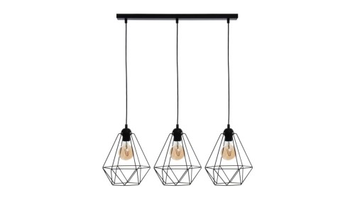 Lampa wisząca BASKET BLACK 3xE27 MLP7215 Milagro