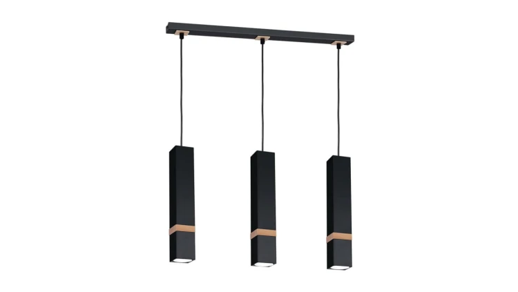 LAMPA WISZĄCA VIDAR BLACK 3XGU10 MLP5404 Milagro
